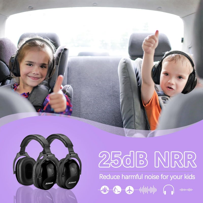 Zohan Kids Ear Protection 2 Pack,Kids Noise Canceling Headphone for Concerts, Monster Truck, Fireworks - Image 3